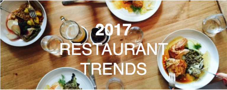 2017 Restaurant Trends, TRG Restaurant Consultants