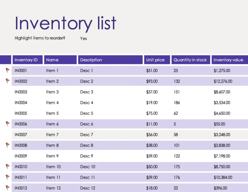 inventory-list